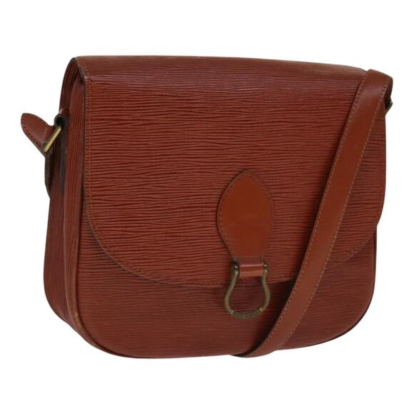 LOUIS VUITTON Epi Saint Cloud GM Shoulder Bag Brown M52193 - Picture 1 of 16
